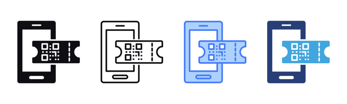 E-Ticket icon sheet multiple style collection