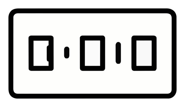 Headphone amplifier top down view vector illustratio.... Generative AI