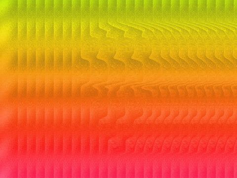 Hidden message puzzle - stereogram in the form of colorful abstract gradient pattern with wavy texture  