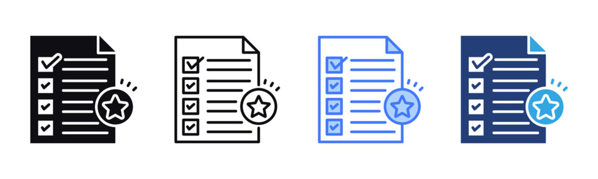 Feature List icon sheet multiple style collection