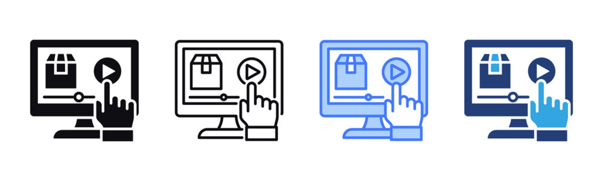 Product Demo icon sheet multiple style collection