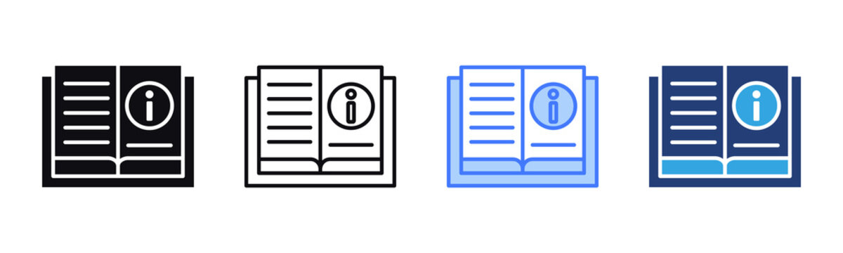 User Manual icon sheet multiple style collection