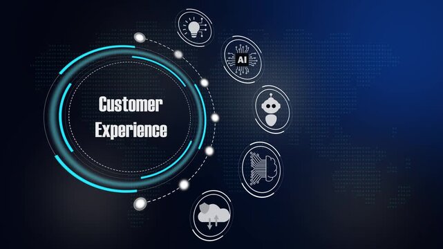 Customer Experience Journey Mapping Business Strategy Infographic.