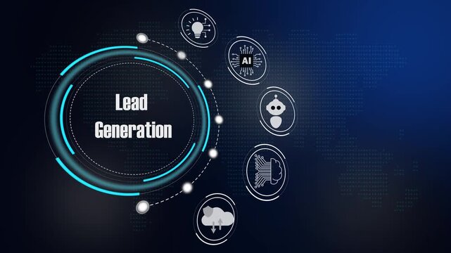 Lead Generation Customer Acquisition Business Animation.