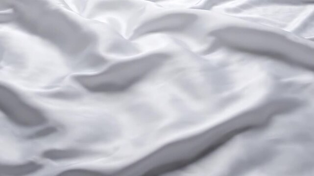 White wrinkled fabric texture background