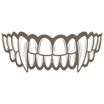 Hip hop grillz vector illustration set. Creative teeth grills designs with heart, chess, wings, and clock concepts. Custom teeth jewelry line art fashion elements for streetwear and t-shirt design, is
