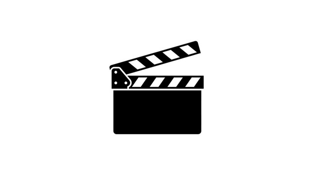 Clapper board for film production.