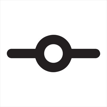 Git commit icon - version control code outline.