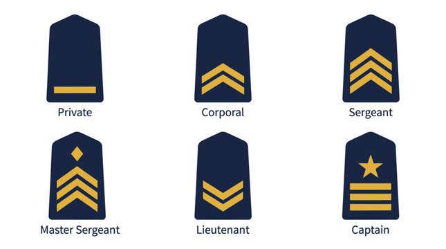 Military Ranks Insignia Chart - Army, Navy, Air Force Ranks