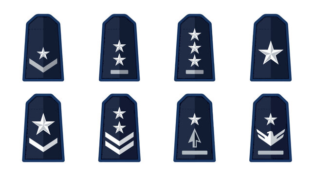 Military Ranks Insignia Set