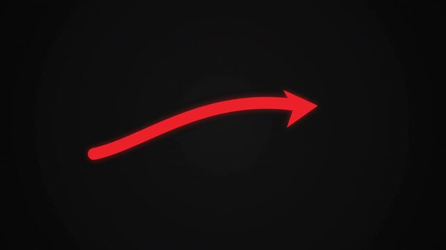 A red arrow points right on black