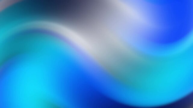 Modern Blue Cyan Gradient Flow Abstract Background Animation Loop