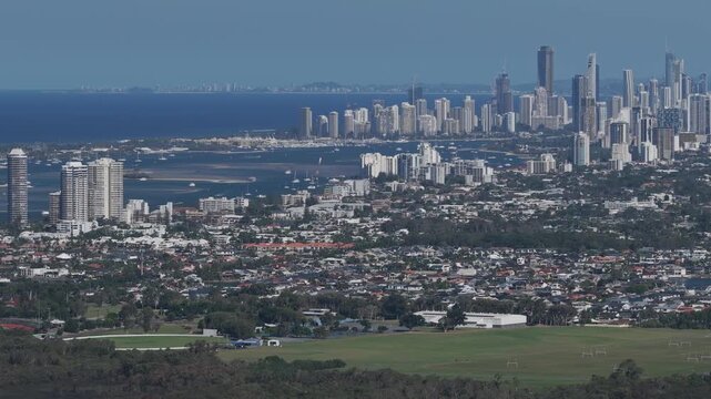Cityscape, Jabiru Island, Paradise Point, QLD, Australia - Drone Shot