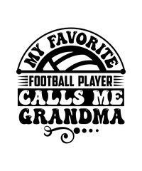 Obraz premium Football family svg bundle