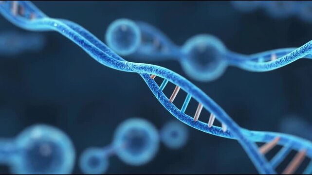 clean, scientific 3D render of transparent blue molecules in a tetrahedral arrangement, symbolizing chemistry, biotechnology, and medical innovation with a dark, futuristic aesthetic