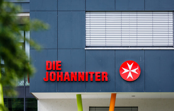 DIE JOHANNITER, eine evangelische Hilfsorganisation.