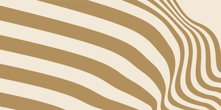 Trendy 60s 70s pop art vector pattern. Colorful groovy background with distorted wavy lines, abstract liquid marble texture, and playful geometric design.