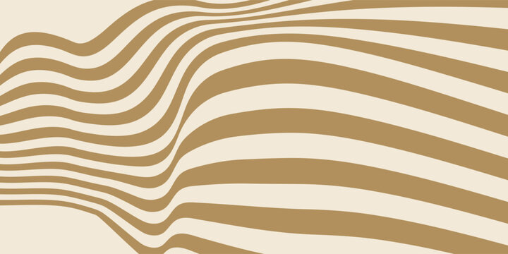 Abstract groovy retro 70s background. Modern vector illustration with colorful wavy liquid swirl pattern, trendy geometric lines, and funky vintage texture.