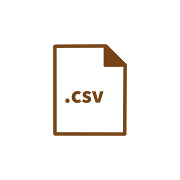 .csv File Icon for Data Management and Digital Storage