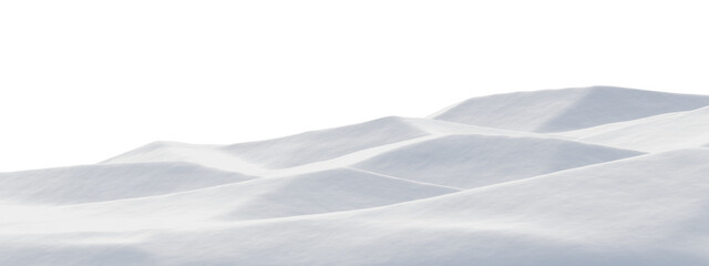 Obraz premium Snow mountain. Panoramic snowy landscape