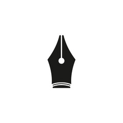Fototapeta premium Pen nib writing instrument tip.