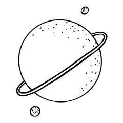 Planet with a ring system sticker © Rawpixel.com