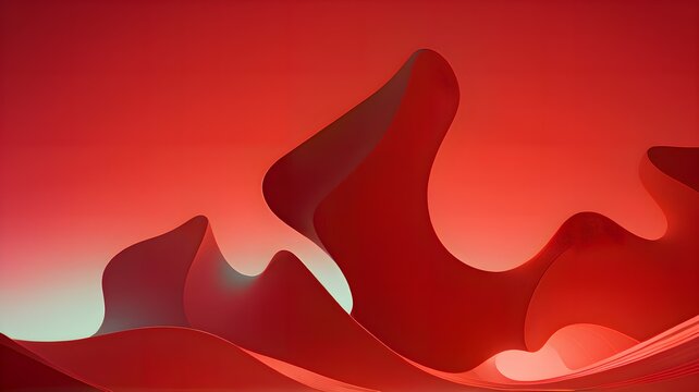 Graphic illustration Red