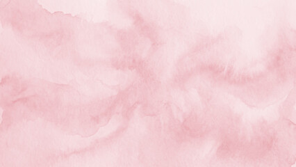 Fototapeta premium Soft pink watercolor texture with delicate cloud-like gradients and organic blending creating abstract artistic background surface