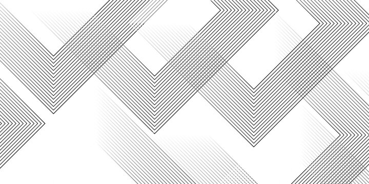 Geometric diagonal oblique vector curve gradient black and white graphic stripe line. Repeated fine diagonal lines Thin slash line stripes diagonal vector elegant background