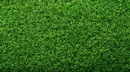 Fototapeta premium Close-up of vibrant green artificial turf, showcasing its dense, realistic texture