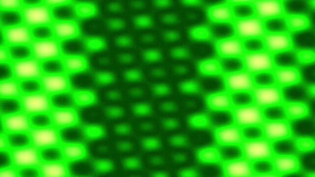 Abstract green and yellow pattern background with blurred circles and diagonal lines