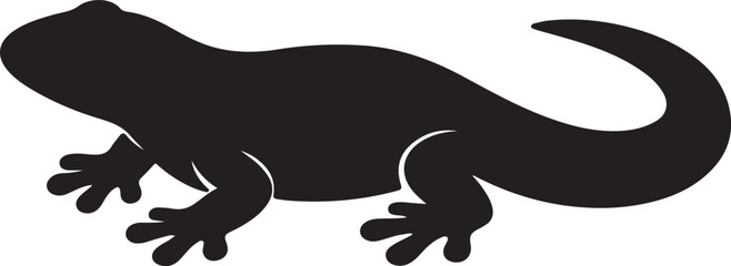 silhouette of a bear leopard © UmmaeHafsha