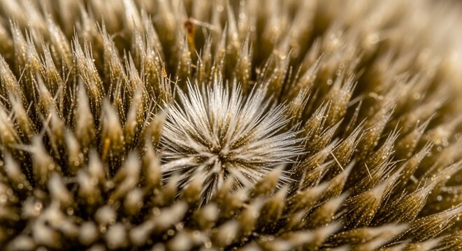 Close up of plant seed head