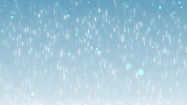 雨　梅雨　ループ動画　しずく　雨粒　雨の日　豪雨　抽象的　玉ボケ　キラキラ　シンプル　Rain watercolor background.Falling raindrops animation.Abstract bokeh lights.Loop video.