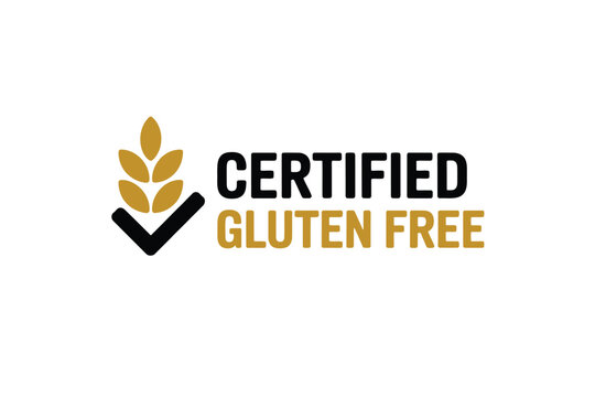 certified gluten free logo with wheat checkmark
