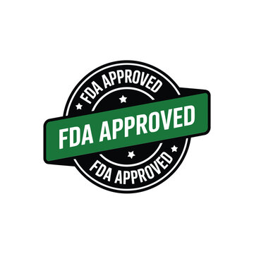 fda approved stamp vector graphic seal logo