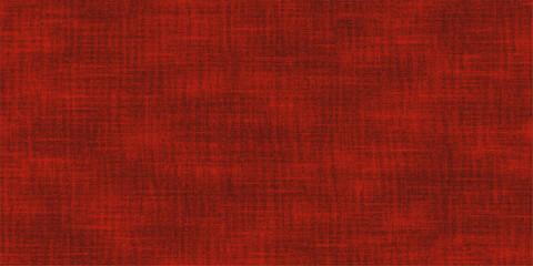 Red Fabric Texture Background with Vintage Canvas Cloth Pattern and Grunge Textile Surface © MDMURAD