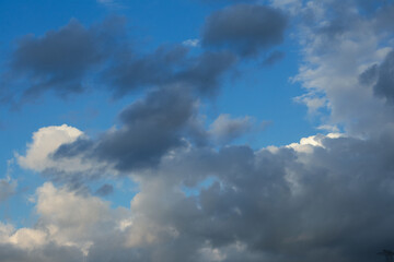 Fototapeta premium Dramatic Clouds Against Blue Sky