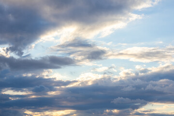 Fototapeta premium Dramatic Clouds at Sunset