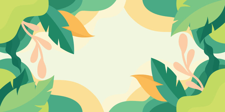  tropical leaves background