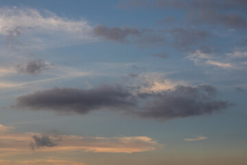 Obraz premium Cloudy Sky at Dusk