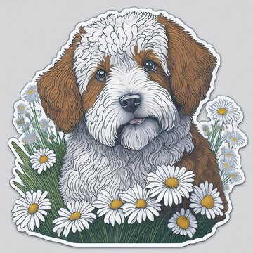 Aussiedoodle dog