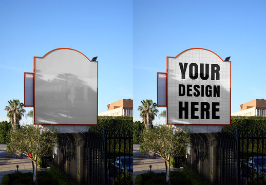 Mockup Of Customized Billboard