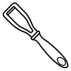 Obraz premium peeler-isolated-on-pure-white-background.eps