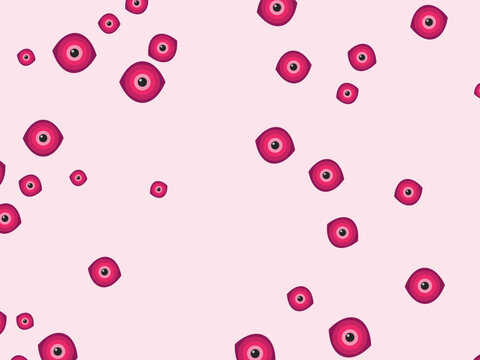 Nazar Amulet Blue Eye Charm Pattern Background