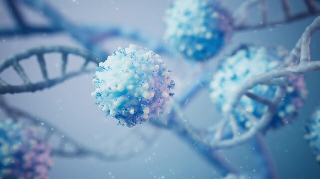 Cell-DNA Interaction 3D Animation
