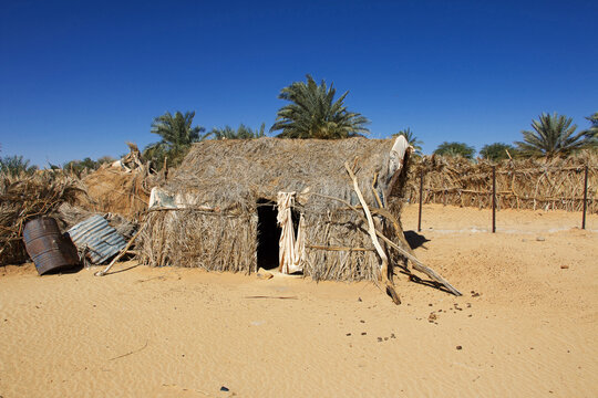 Small village of Tawareg in Sahara desert, Mauritania, West Africa