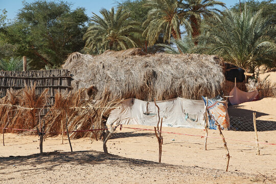 Small village of Tawareg in Sahara desert, Mauritania, West Africa