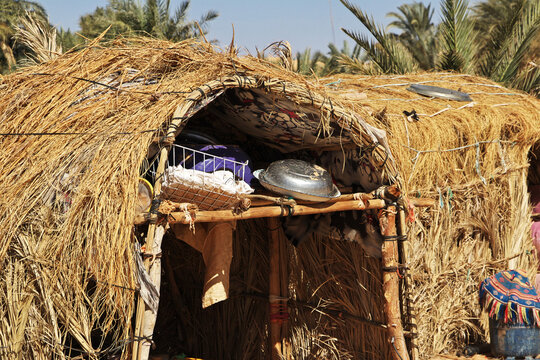 Small village of Tawareg in Sahara desert, Mauritania, West Africa