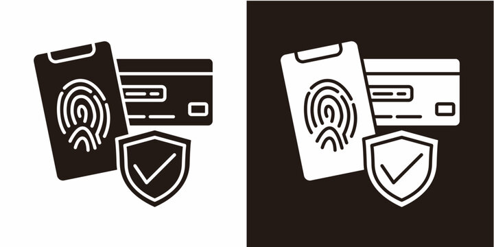 Biometric Payment System  Icon White Glyph Style Collection